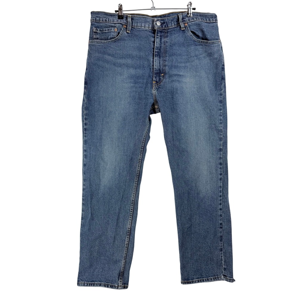 Levi's 505 Regular Fit Jeans Mens 40x30 Blue Denim Workwear Americana Classic